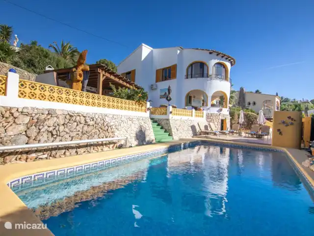 Wandelen, Spanje, Costa Blanca, Benissa, villa Zeezicht Villa met zwembad Benissa